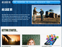 Tablet Screenshot of aglease101.org